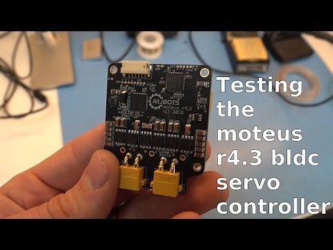 Testing and programming moteus brushless controllers