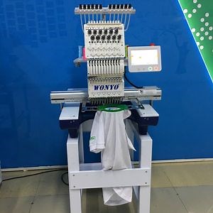 [Hot Item] 2018 Wonyo Single Head Compact/Tubular/Computerized/Feiya Embroidery Machine for Cap/Tshirt/Flat