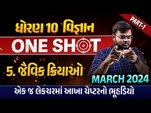 Complete Std 10 Science Ch 5 in One Shot Part 1 | Dhoran 10 Vigyan Full Chapter | Board Exam 2024