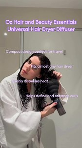 Calling all curl queens and wave lovers! 🌊✨ Meet your new travel BFF: the Oz Hair and Beauty Essentials Universal Hair Dryer Diffuser 🙌 Made from flexible, heat-resistant rubber, it folds up to fit right in your bag. A must-have for every journey! 🌍✈️💁‍♀️ Tap the #linkinbio to shop 🛍️ #ozhairandbeauty #ozessentials #diffuser #curlyhair #compact #travel #travelessentials #curls #hairstyling #haircare | Oz Hair and Beauty