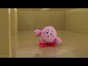 LEGO Kirby in the Backrooms | Blender Animation