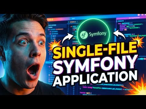 Symfony 8 Tutorial: Creating a Symfony application in a single file