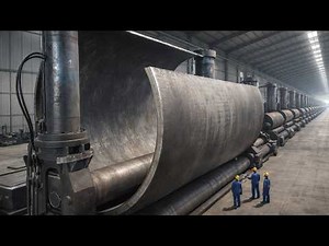 Inside Industrial Steel Bending Factories. Heavy Industry Manufacturing& Structural Steel Processing