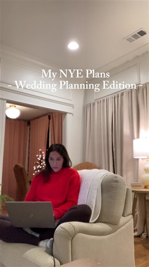 My kind of NYE plans 🤓 Which of these tasks should I do a deep dive video on first? #weddingplanning #weddingplanningtips #weddingplanningjourney #microwedding #bridaltiktok
