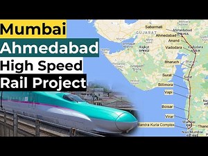 mumbai ahmedabad bullet train route map | mumbai ahmedabad bullet train construction | the transit