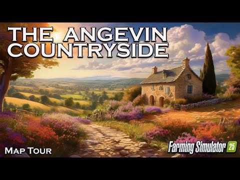 BONJOUR Bienvenue à LA CAMPAGNE ANGEVINE?! NEW MOD MAP! (TOUR/REVIEW!) Farming Simulator 25