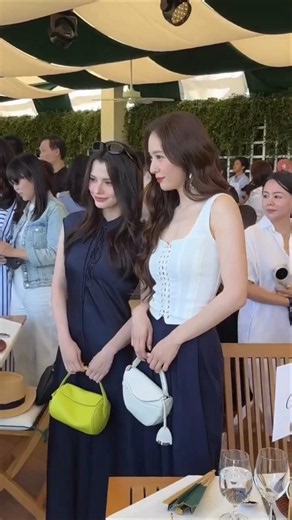 Becky and Krystal Jung 🥹🫶 REBECCA X RL POLO CUP #BeckyxRalphLaurenPoloCup #RalphLaurenSP26 #becky