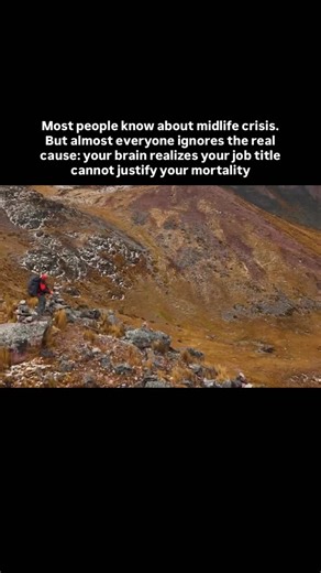 François de Neuville on Instagram: "A man I know hit 42 last year and had what he called a breakdown. Successful career. VP at a Fortune 500. Good money. Stable life. But one morning he woke up and thought, “Is this it? Is this what I am going to be remembered for? Meetings?” Psychologists call this Terror Management Theory. Humans build cultural worldviews, careers, titles, status, to buffer the anxiety of death. We convince ourselves that our job matters enough to justify our mortality. But w