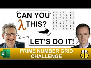 Gary Knott prime number grid challenge