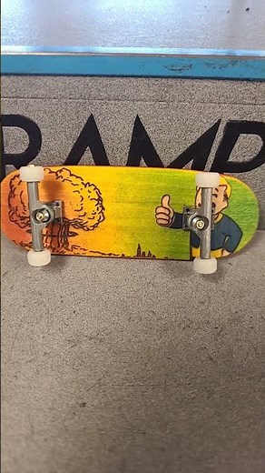 Practicing at fingerboard shop ❤️