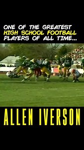 824K views | Happy birthday to the legend, Allen Iverson! It's little known how good he was at football... He was pretty good at basketball too. | CBS Sports NBA | Facebook