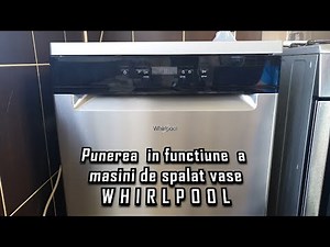 Commissioning of Whirlpool WFC3B19X dishwasher, 6th Simt, dishwasher 13 sets