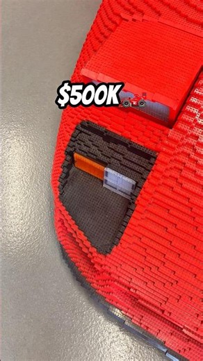 $1 vs $500k LEGO Ferrari build #lego #cars #legoset #legomoc #ferrari