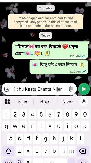 মাঝে মাঝে তব দেখা পাই 💌🎀