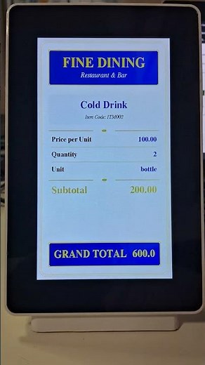 Smart Customer-Facing POS Display with Dynamic QR for Transparent and Faster Retail Checkout