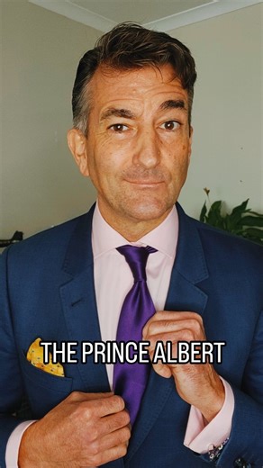 The Prince Albert Knot - How to tie a tie. #princealbertknot ##princealbert #howtotieatie | Jonathan P Farley