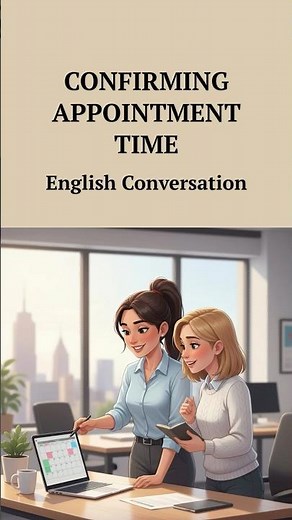Confirming Appointment Time - English Conversation #Shorts