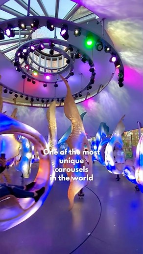 Go for a Swim🐠 Did you know that one of the most unique carousels in the world is right here in New York City? The Sea Glass carousel has fish instead of horse figures that “swim” in an aquatic circular pattern. Visit at night and the fish glow in rainbow luminescence, making for a truly magical experience. WHERE: 📍Battery Park City, located near to the Staten Island Terminal. WHEN: ⏰ Summer Hours: Open 7 days a week 9am - 9pm weather permitting (hours are seasonal and do change- be sure to ch