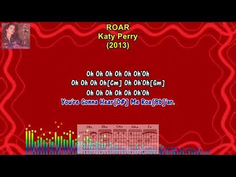 Roar Katy Perry (2013) SIng-along Lyrics & Guitar Chords