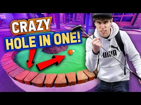 The Most RETRO Mini Golf Course Ever! (Let's Play 18 Holes for Real)