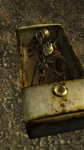 I'm surprised this fridge managed to actually survive a nuke #fallout #newvegas