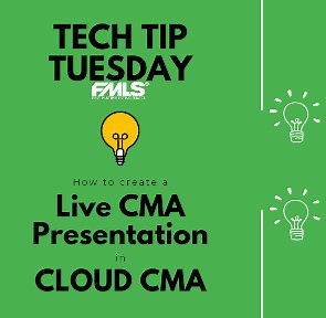 TECH TIP TUESDAY - Live CMA Presentation in Cloud CMA Cloud CMA's...