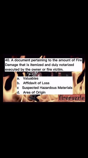 Fire Officer Exam Reviewer. Sample questions you might encounter in the FOE. Visit my YT channel for the full video: https://www.youtube.com/watch?v=wW-Hfs2hlQI #FireOfficerExam #FOE #reviewer #csc | firenuzzle