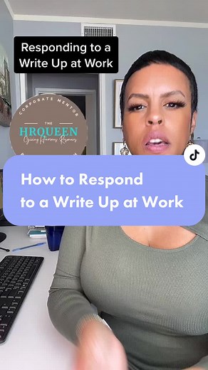 How to Respond to a Write Up at Work