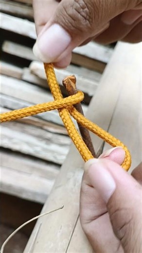 "Simple, Small, and Super Useful Rope Knot!" #knot #shorts #diy