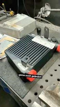 Does that make sense? Adapting and welding charge air pipes to the cooler
