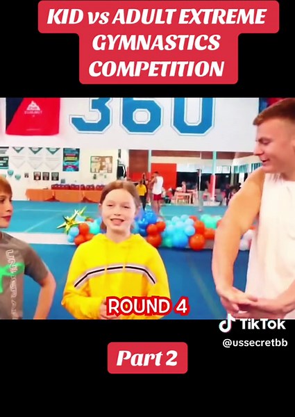 Part 2 : KID vs ADULT EXTREME GYMNASTICS COMPETITION #gymnastics #kid #adult #foryou