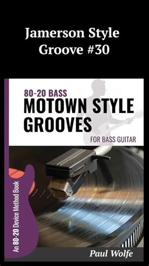 James Jamerson Style Groove 30 #bass #jamesjamerson #bassgroove