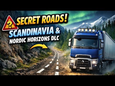 All Hidden Roads in Nordic Horizons and Scandinavia Reworks on ETS2 1.57 * Warning spoilers!