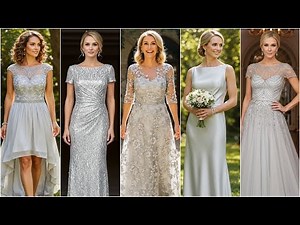 Silver Mother of the Bride Dresses for Stunning Wedding Looks
