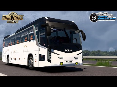 ETS2 | Epic 1,106km Scandinavian Bus Journey! Kia Granbird Silkroad 2023