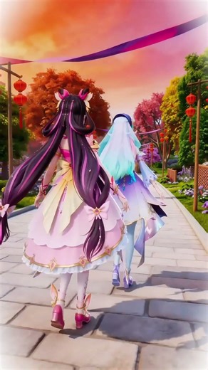 小芸：桃子是個學人精，不要學我走路啦！！💢#二次元 #搞笑视频 #少女心 #少女漫画