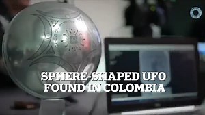 'UFO Sphere' zigzags through the air and lands in Buga, Colombia