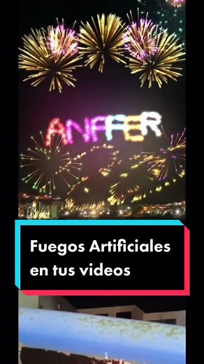 Personaliza tu nombre con fuegos artificiales 🔥