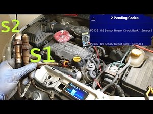 Opel Corsa C Oxygen Sensors Test , Removal , Replacement / Narrowband O2