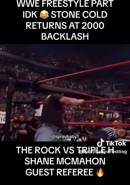 WWE FREESTYLE!! STONE COLD WASNT PLAYING 😂 #fyp #wwe #stonecold #freestyle