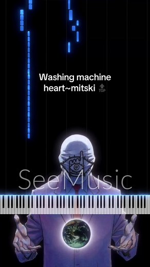 Washing machine Heart- mitski en piano tutorial 🔝 #piano #pianocover #pianomusic #parati #fyp #washingmachineheart #20thcenturygirl #friend