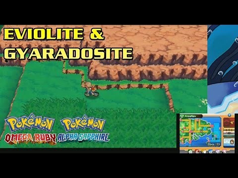 Omega Ruby & Alpha Sapphire (ORAS) - Eviolite and Gyaradosite Location