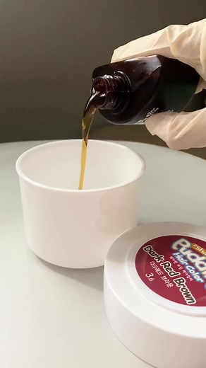 @insaneileen rocking it with our eZn Shake Pudding Hair dye in Dark Red Brown!✨ #hebeloft #ezn #diy #hairdye #fyp #tiktoksg