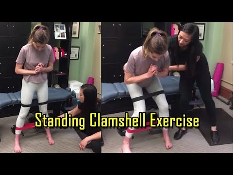 Standing Clamshell Exercise For Beginners