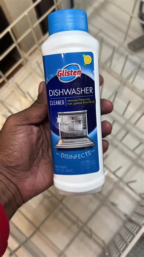 Say goodbye to dishwasher buildup! 💦 Glisten powers through grease and grime to keep your machine running like new. #Glisten #DeepCleanEssentials #CleaningTips #GetGlistenClean