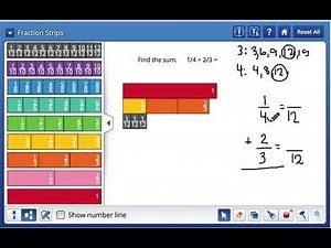 How to Use Fraction Strips to Understanding Adding Fractions with Unlike Denominators