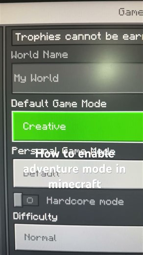How to enable adventure mode in minecraft