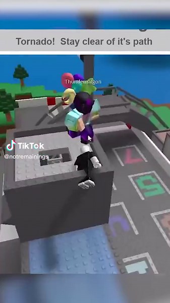 Surviving Natural Disasters in Roblox Gameplay