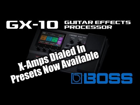 Boss GX-10 Introduction and X-Crunch Amp Preset Sample
