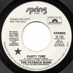 The Fatback Band - Party Time / Groovy Kind Of Day